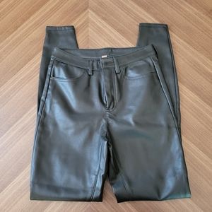 Free People Faux Vegan Leather Leggings